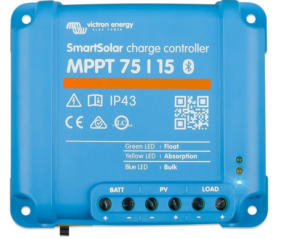Victron SmartSolar MPPT 75/15 Solarladeregler – 12/24 V, Bluetooth, MPPT-Technologie