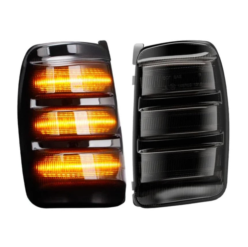 Dynamic LED Mirror Indicators (Black) for Ducato / Jumper / Boxer 2006-Today — 2021 - Today