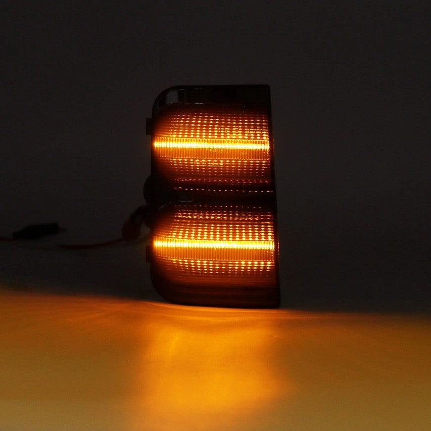 Dynamic LED Mirror Indicators (Black) for Ducato / Jumper / Boxer 2006-Today — 2021 - Today