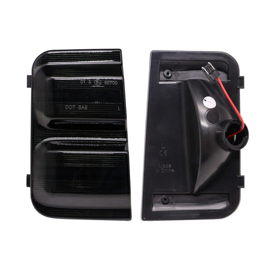 Dynamic LED Mirror Indicators (Black) for Ducato / Jumper / Boxer 2006-Today — 2021 - Today