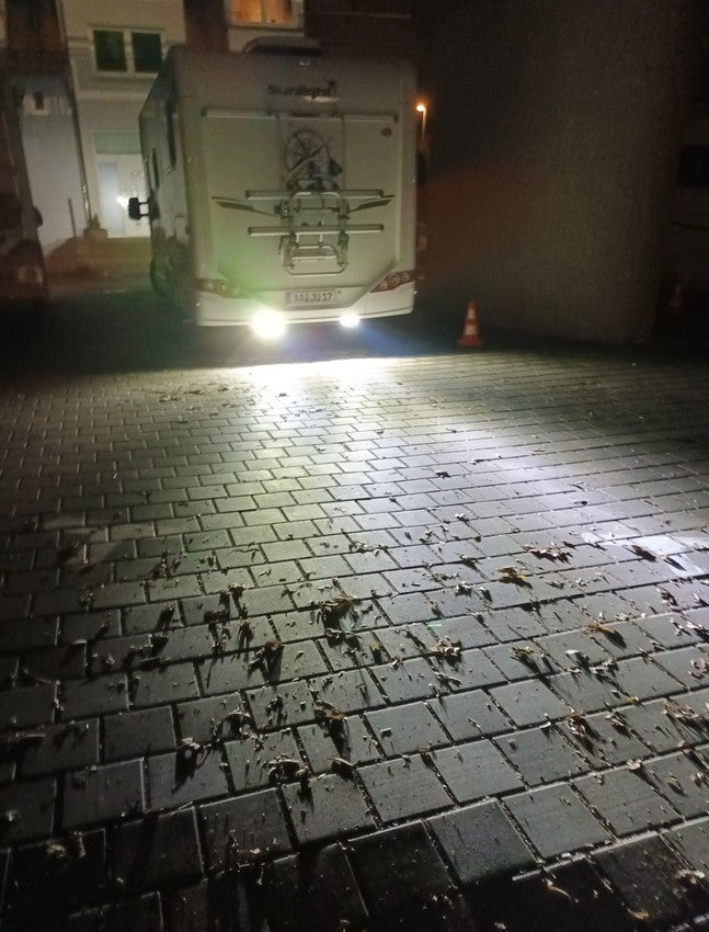 LED Arbeitsscheinwerfer als Rückfahrscheinwerfer - Wohnmobil, Camper, etc. — 1 Set ohne FB
