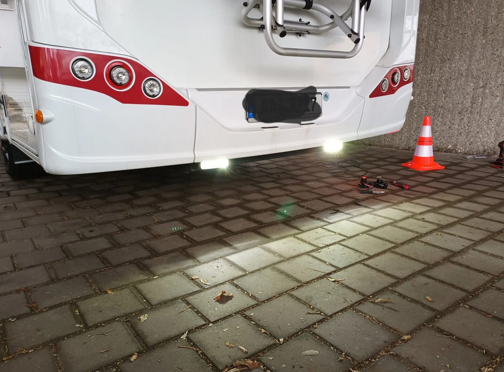 LED Arbeitsscheinwerfer als Rückfahrscheinwerfer - Wohnmobil, Camper, etc. — 1 Set ohne FB